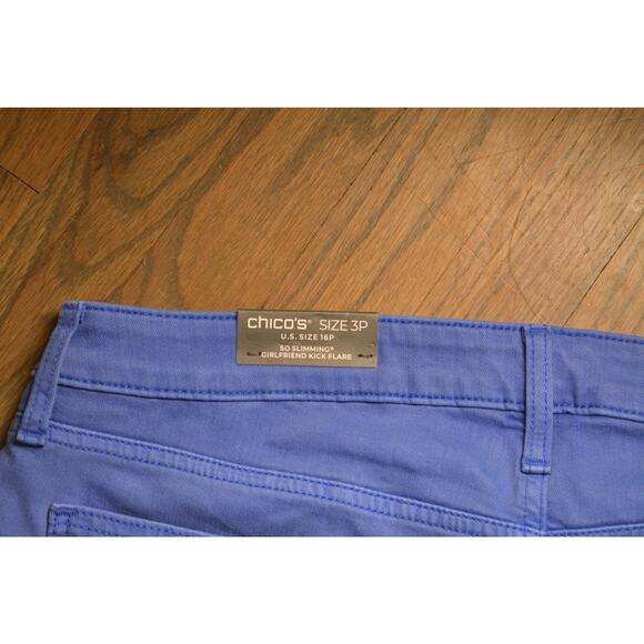 Chico's So Slimming Girlfriend Kick Flare Jeans - SP - Picture 5 of 9